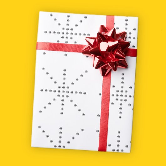 Papier Cadeau Votre logo ou toute image téléchargée | Motif étoi