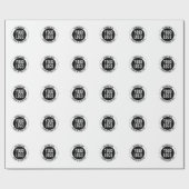 Papier Cadeau Votre logo ou votre conception d'entreprise | Text (Plat)