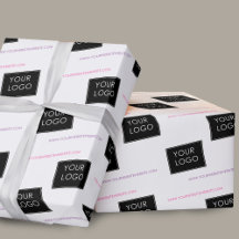 Votre Logo Site Entreprise Emballage Blanc