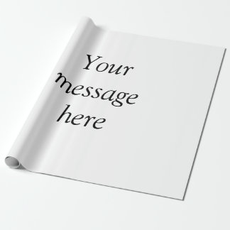 Papier Cadeau Votre message ici ajoutez le nom du texte image ci