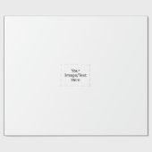 Papier Cadeau Votre papier d'emballage fait sur commande (Plat)