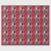 Papier Cadeau Votre Photo Couleurs Aztèques Traditionnelles Bleu (Plat)