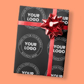 Papier Cadeau Votre propre logo et message modifiable Merci