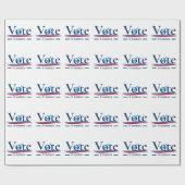 Papier Cadeau Votre vote compte (Plat)