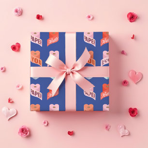 Papier Cadeau Vous aimez plus que du papier toilette Valentine C