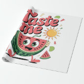 PAPIER CADEAU VOUS ALLONS Y GOÛTER ! (Déroulé)