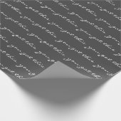 Papier Cadeau Vous Avez Cette Citation Inspirante Noir Blanc (Coin)