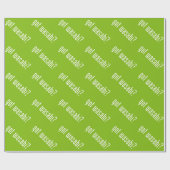 Papier Cadeau vous avez wasabi ? (Plat)