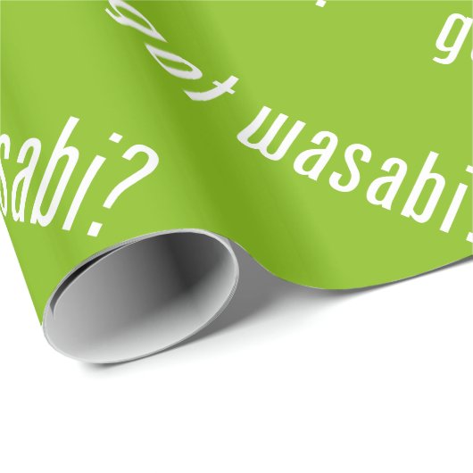 Papier Cadeau vous avez wasabi ? (Coin rond)