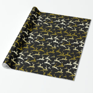 Papier Cadeau VOUS CHOISISSEZ COULEUR ARRIÈRE - PLAN Camo Deer
