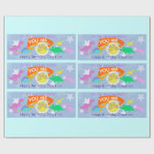 Papier Cadeau Vous êtes anniversaire impressionnant superbe de (Plat)