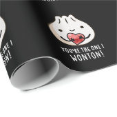 Papier Cadeau Vous êtes celui que je me demande drôle Dimsum Pun (Coin rond)