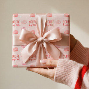 Papier Cadeau Vous êtes de bons Macaron Heureuses Saintes-Valent