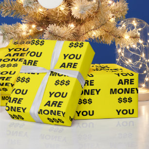 Papier Cadeau Vous êtes de l'argent Inspirant
