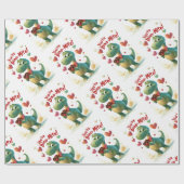 Papier Cadeau Vous êtes Dino-mite ! (Plat)