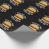 Papier Cadeau Vous êtes le seul petit pour moi Burger Pun Dark B (Coin)