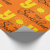 Papier Cadeau Vous êtes mon soleil (Coin)