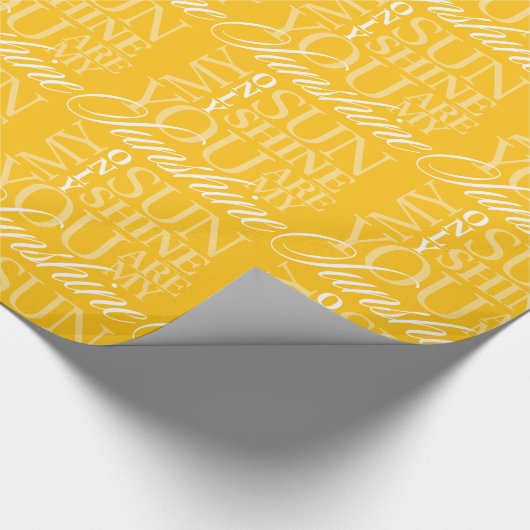 Papier Cadeau Vous Êtes Mon Soleil (Coin)