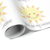 Papier Cadeau Vous êtes mon soleil ! (Coin rond)