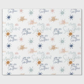 Papier Cadeau Vous êtes mon soleil dans les tons de la Terre (Plat)