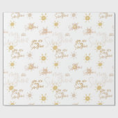 Papier Cadeau Vous êtes mon soleil en jaune (Plat)