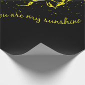 Papier Cadeau Vous Êtes Mon Sunshine Tournesol Et Cheval (Coin)