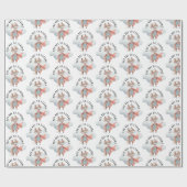 Papier Cadeau Vous Êtes Si Forte Fox Envelopper Feuilles De Papi (Plat)