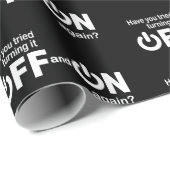 Papier Cadeau Vous faites juger le tourner par intervalles (Coin rond)