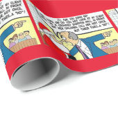 Papier Cadeau Vous L'Avez Appelée Ho Ho Ho (Coin rond)