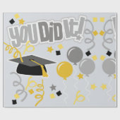 Papier Cadeau Vous L'Avez Fait ! -Diplôme (Plat)
