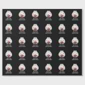 Papier Cadeau Vous M'Avez Fait Me Demander Plus Drôle Mot De Pun (Plat)