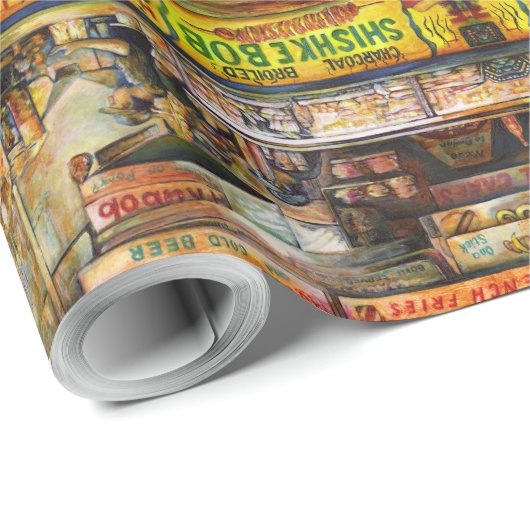 Papier Cadeau Vous ne pouvez pas rivaliser avec cela (Coin rond)