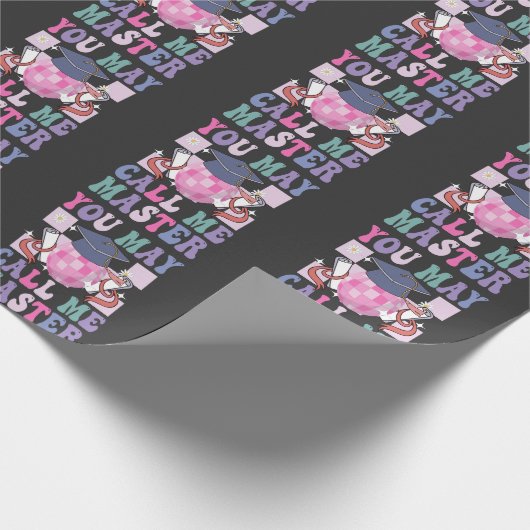 Papier Cadeau Vous pouvez m'appeler Master Funny 2024 Graduation (Coin)