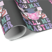 Papier Cadeau Vous pouvez m'appeler Master Funny 2024 Graduation (Coin rond)