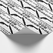 Papier Cadeau Vous Voulez Apporter Un Couteau À Une Lutte Contre (Coin)