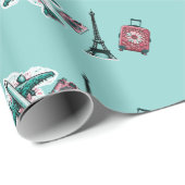 Papier Cadeau Voyage (Coin rond)