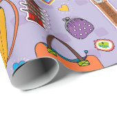 Papier Cadeau Voyage (Coin rond)