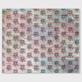 Papier Cadeau Voyage 66 Et Corvette 1960 (Plat)