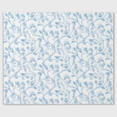 Papier Cadeau Voyage à la Paruline du château bleu (Plat)