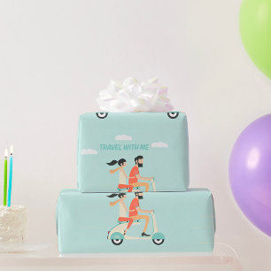 Papier Cadeau Voyage avec moi
