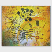 Papier Cadeau Voyage dans le temps (Plat)