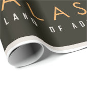 Papier Cadeau Voyage en Alaska (Coin rond)