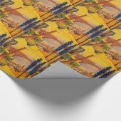 Papier Cadeau Voyage ferroviaire vintage (Coin)