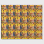 Papier Cadeau Voyage ferroviaire vintage (Plat)