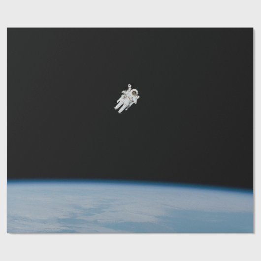 Papier Cadeau Voyage spatial (Plat)