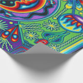 Papier Cadeau Voyage tribal maya mexicain de Boho d'art d'Oaxaca (Coin)