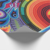 Papier Cadeau Voyage tribal maya mexicain de Boho d'art d'Oaxaca (Coin)