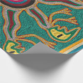 Papier Cadeau Voyage tribal maya mexicain de Boho d'art d'Oaxaca (Coin)