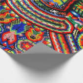 Papier Cadeau Voyage tribal maya mexicain de Boho d'art d'Oaxaca (Coin)