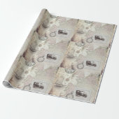 Papier Cadeau Voyage vintage  (Déroulé)